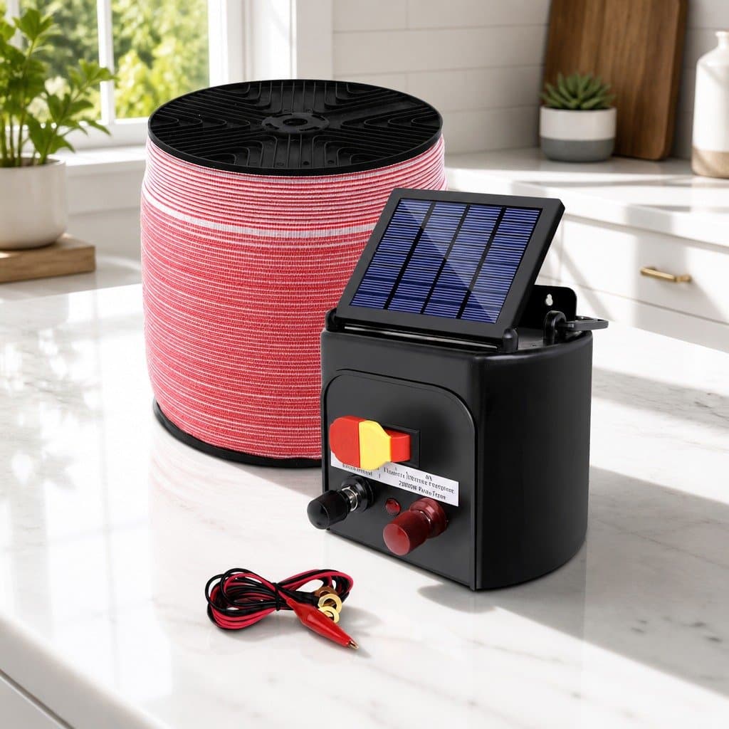 5KM Solar Electric Fence Energiser for Livestock