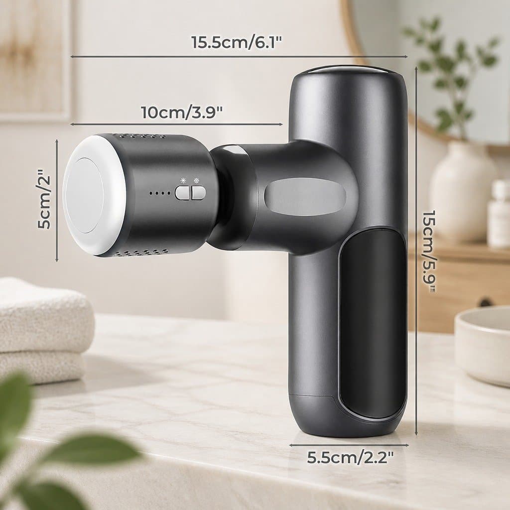 Deep Tissue Massage Gun with Heat and Cold