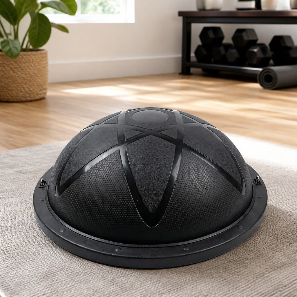 Half Balance Ball Yoga Trainer with Resistance Bands