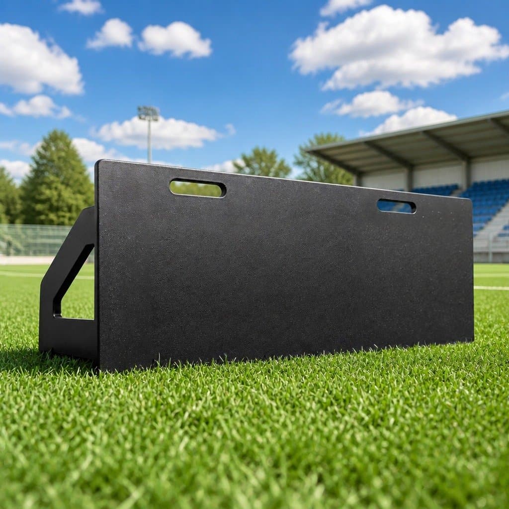 Soccer Rebounder Board 100x40cm with Adjustable Angles