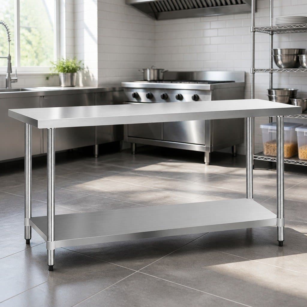 Stainless Steel Kitchen Work Bench 1829x610mm