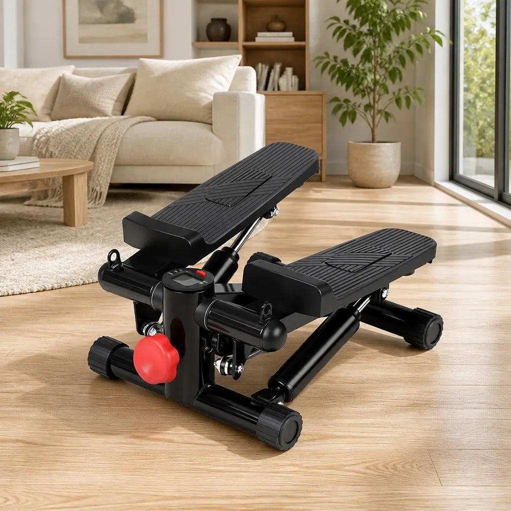 Mini Stepper with Resistance Ropes for Effective Cardio