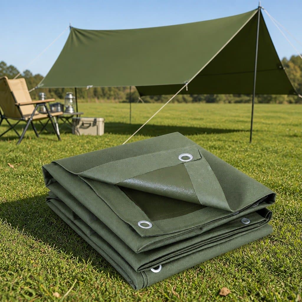 4x6m Green Tarp for Outdoor Use