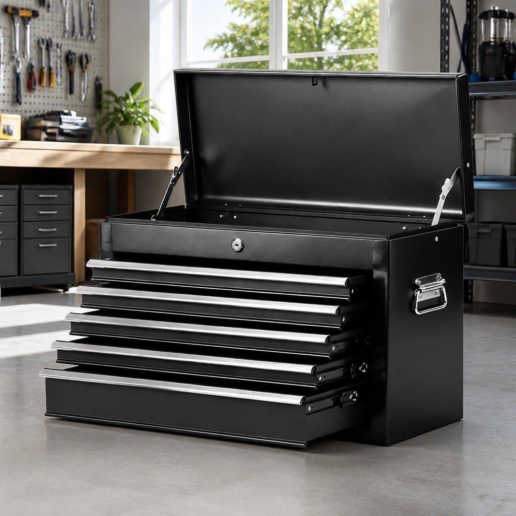 5 Drawer Tool Chest with Locking System for Garage
