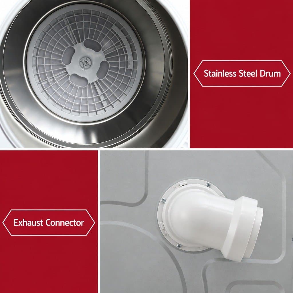 6kg Tumble Dryer with Touch Screen Controls
