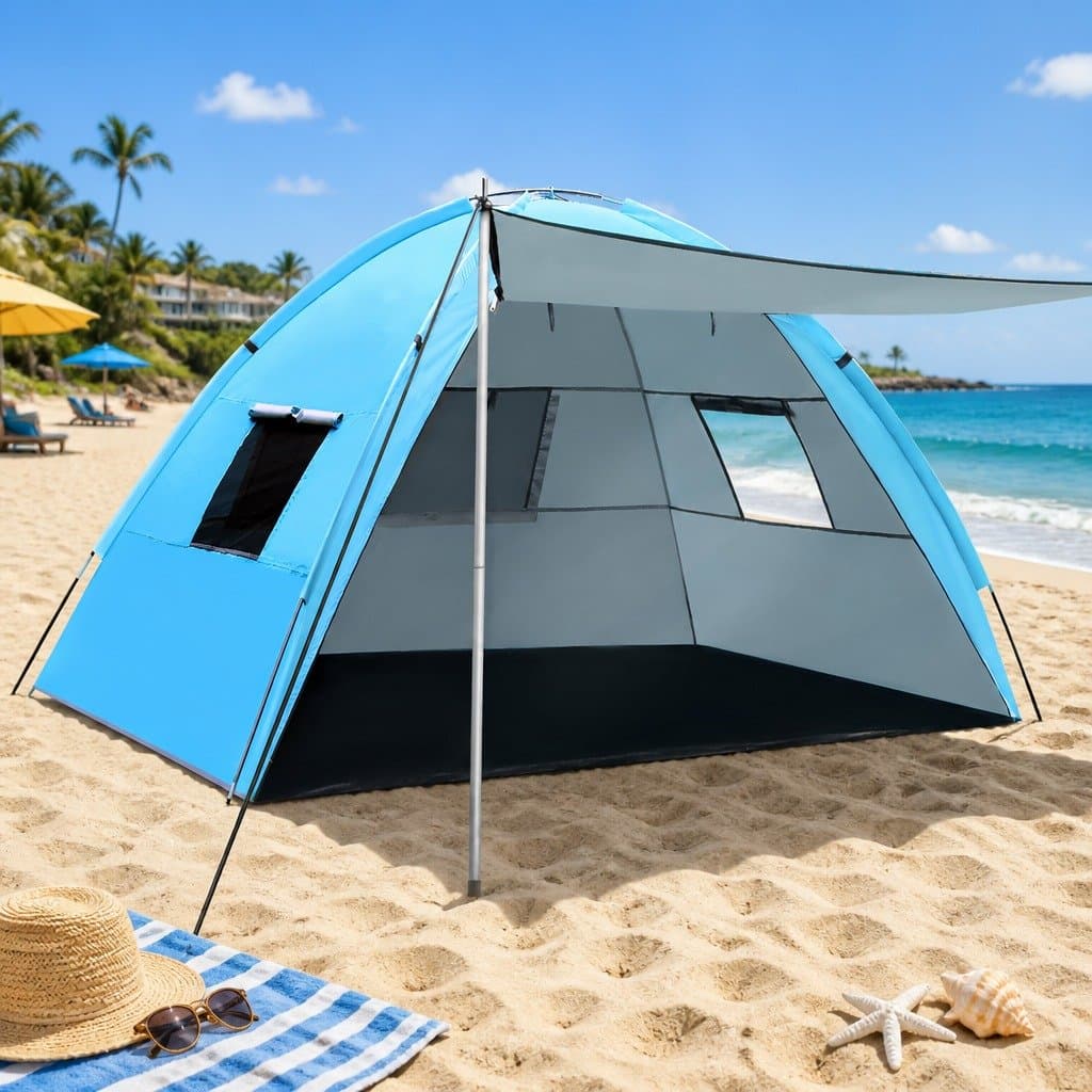 4-Person Camping Tent with Weather Protection