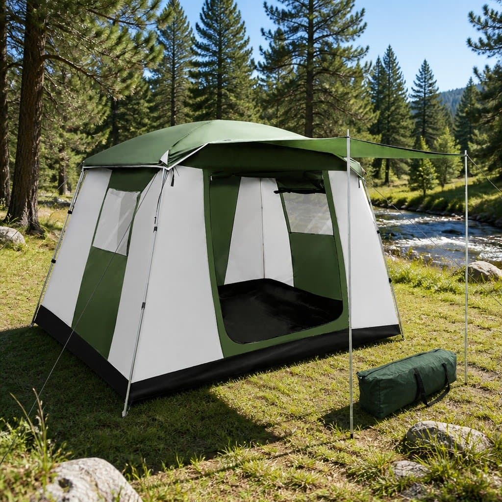 6 Person Camping Dome Tent for Outdoor Excursions
