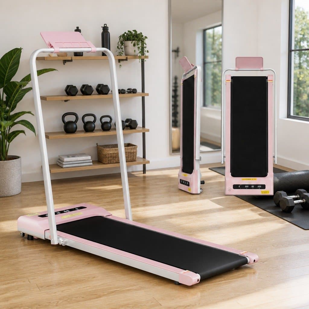 Foldable Electric Walking Pad Treadmill with Remote Control