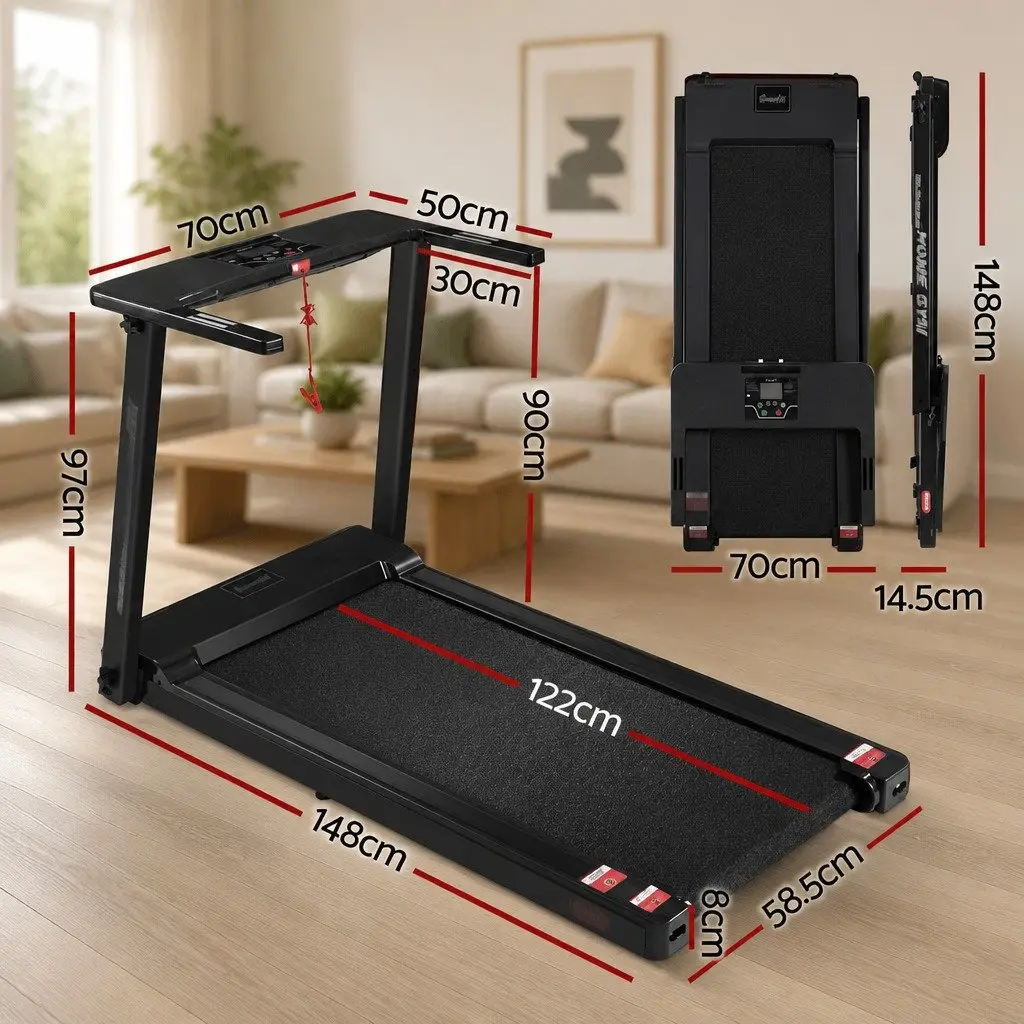 Foldable Electric Treadmill for Home Fitness