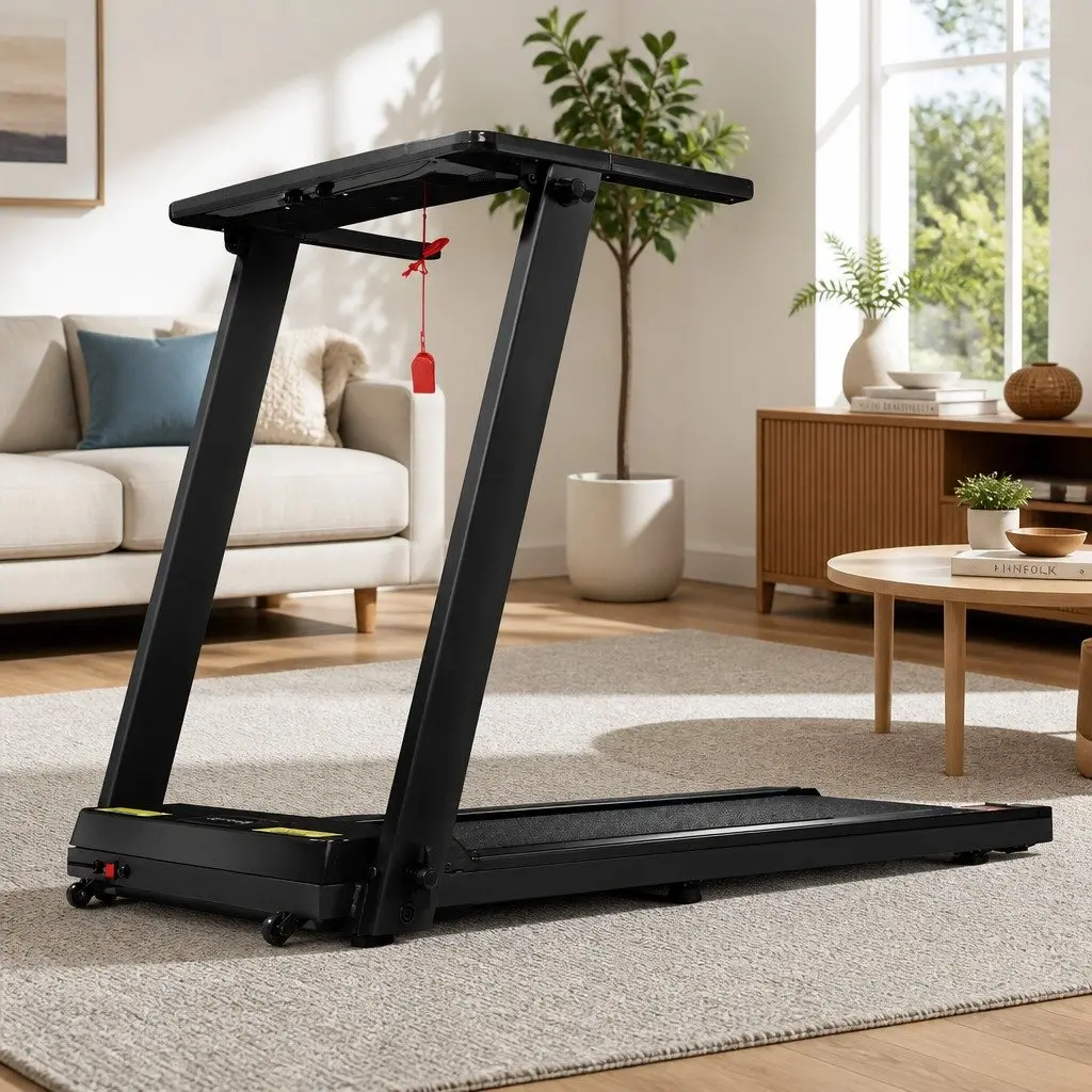 Foldable Electric Treadmill for Home Fitness