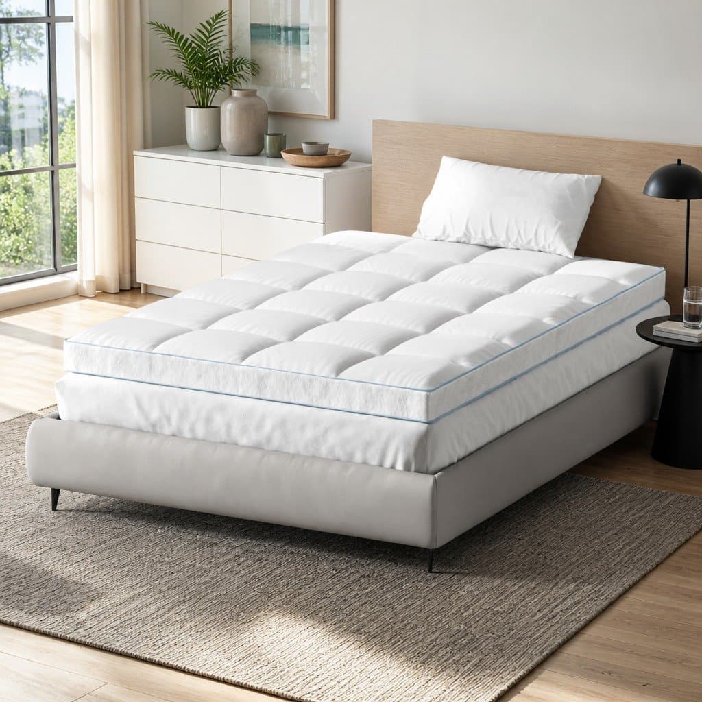 Pillowtop Mattress Topper 10cm Thick for Double Bed