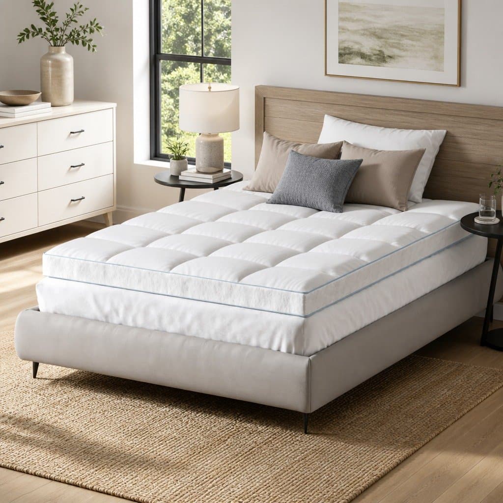 Pillowtop Mattress Topper 10cm Thick for Double Bed