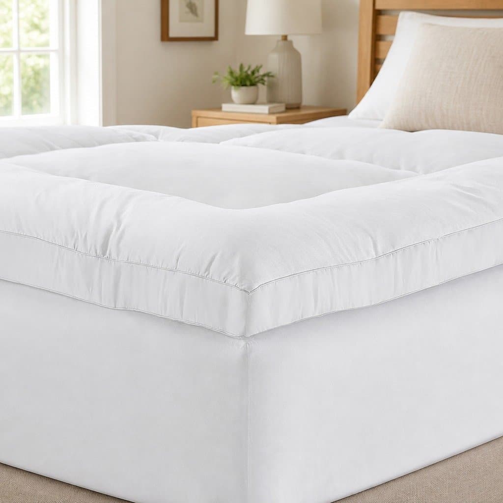5cm Bamboo Microfibre Pillowtop Mattress Topper