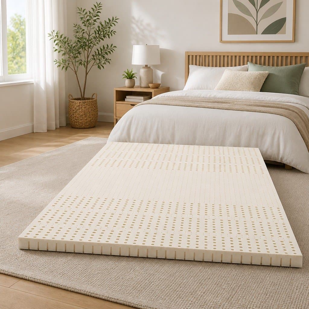 5cm Latex Mattress Topper with 7-Zone Support System