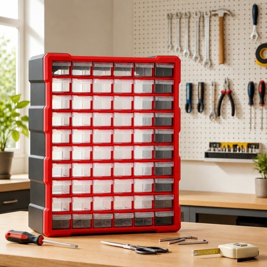 60-Drawer Tool Storage Cabinet for Small Parts