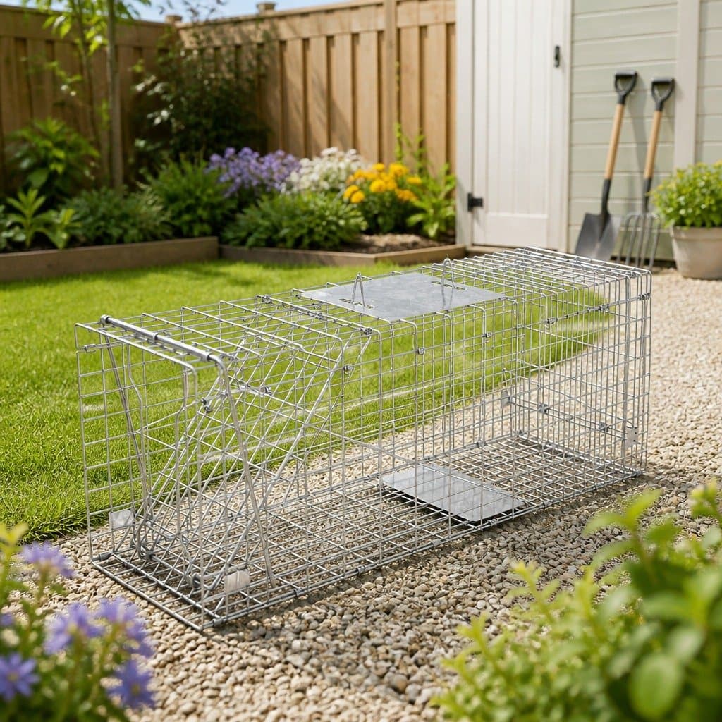 Large Humane Animal Trap Cage 66x23cm