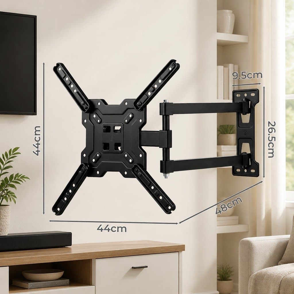 Full Motion TV Wall Mount Bracket 22-55 Inch