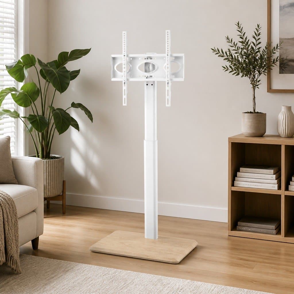 TV Stand for 24-55" Screens with Swivel Function