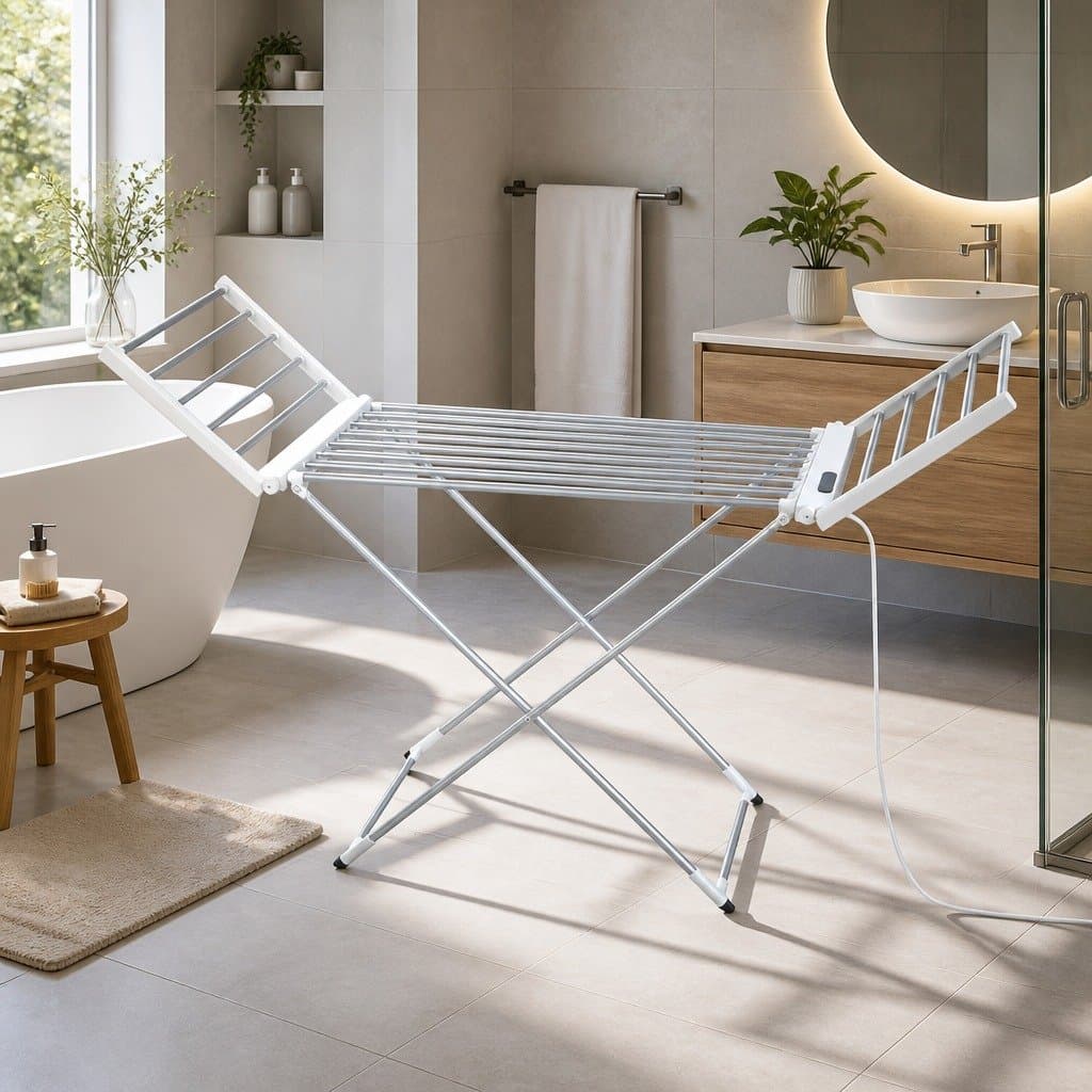 Electric Heated Towel Rail Rack with 18 Rods