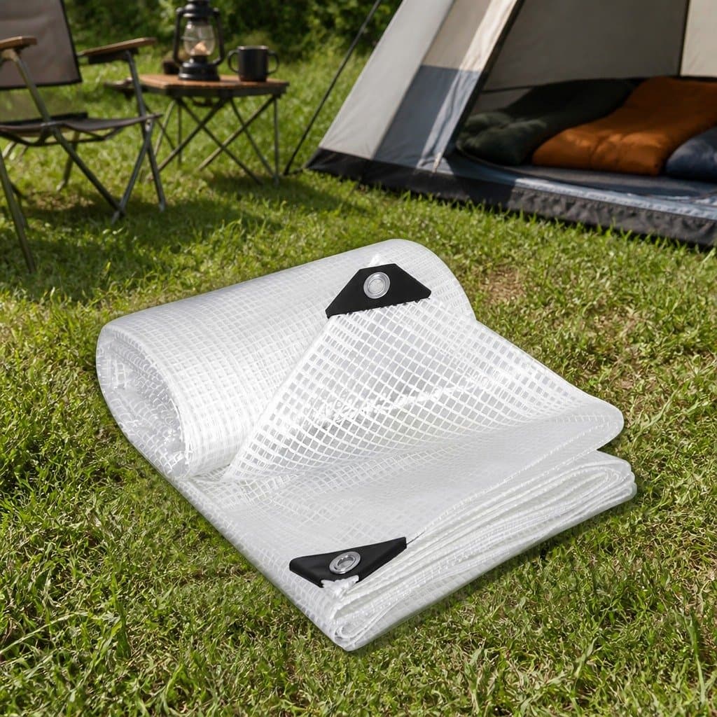 Clear Tarpaulin 200GSM for Outdoor Use 6.1m x