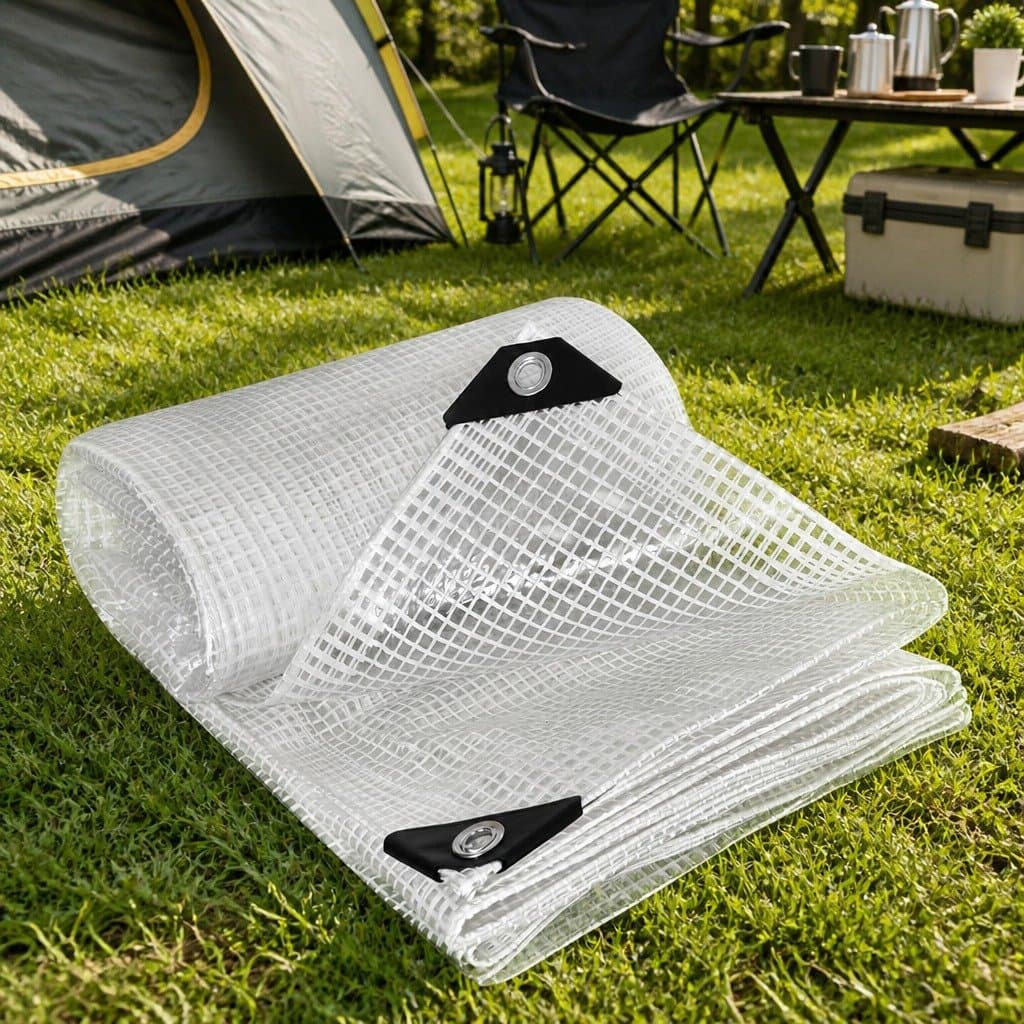 Clear Tarpaulin 200GSM for Outdoor Use 6.1m x