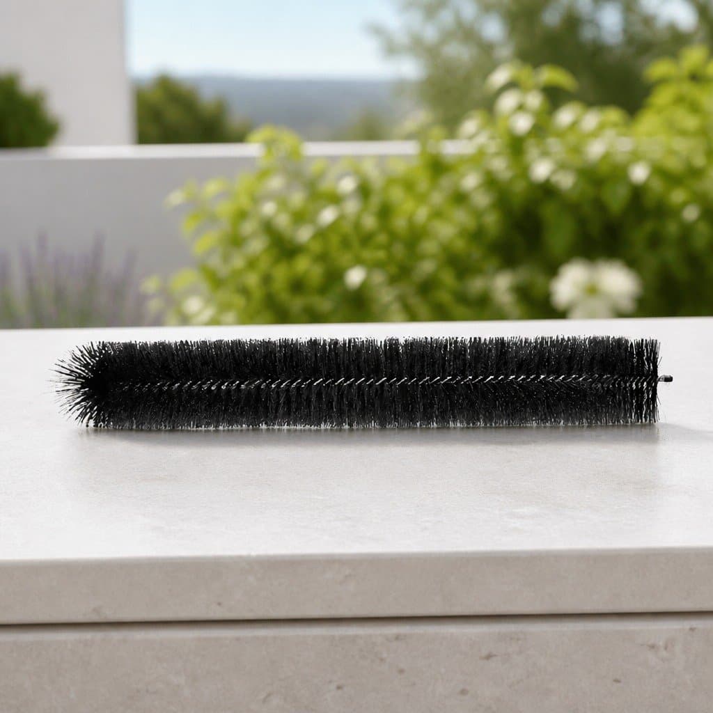 Gutter Brush Guard 10cm Diameter Nylon Leaf Debris Blocker Heavy Duty Protection