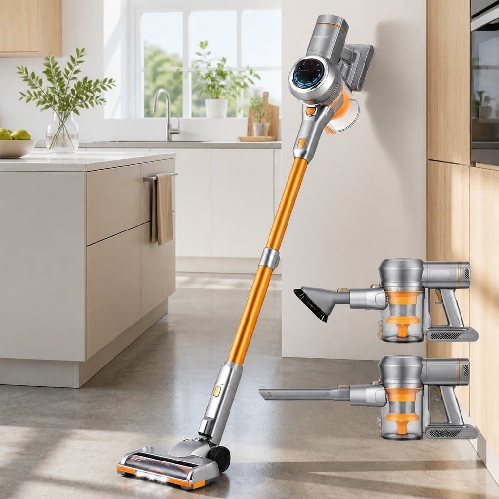 Cordless Stick Vacuum Cleaner with 300W Motor