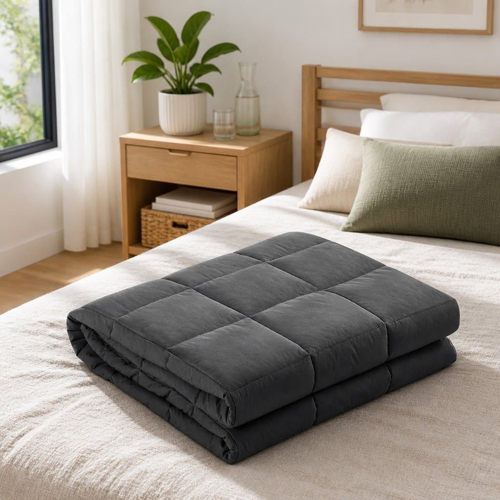 11KG Weighted Blanket for Deep Sleep Therapy Grey