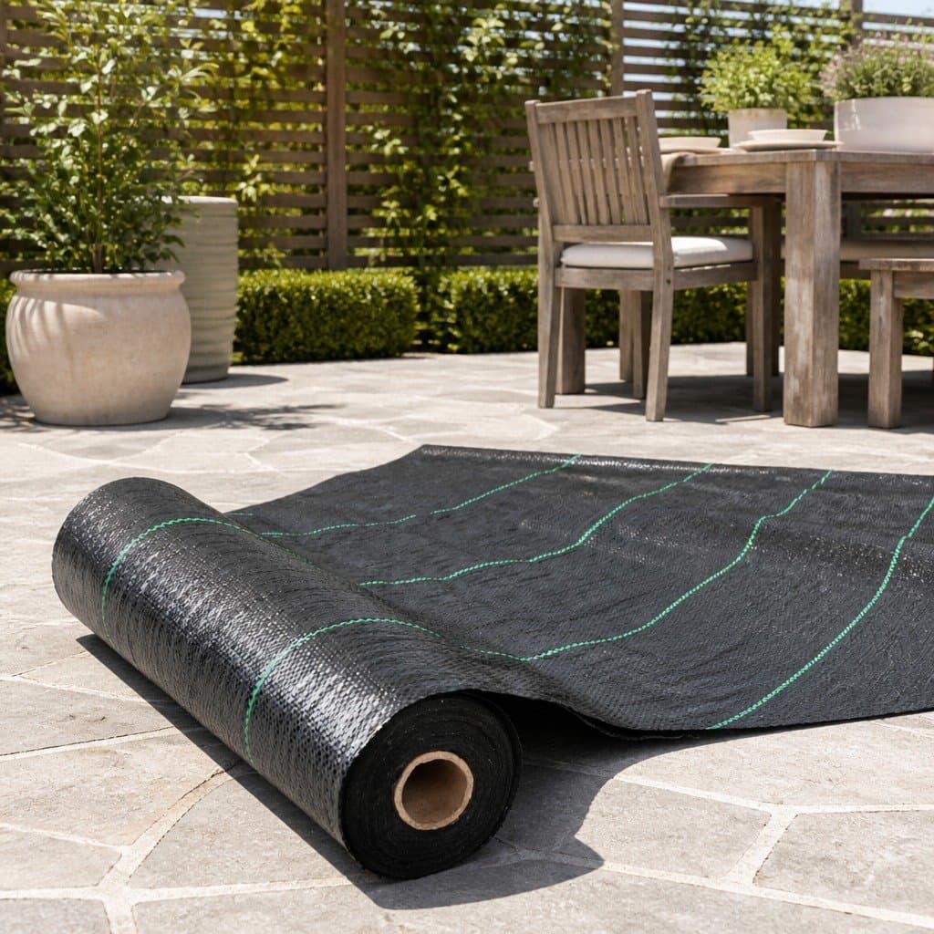 Black Weed Control Mat 3.66m x 30m UV Resistant