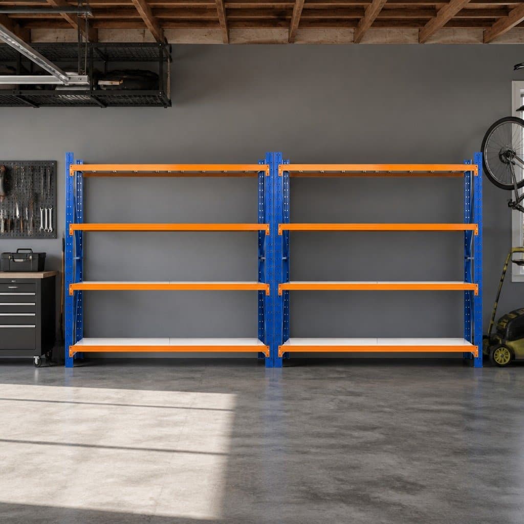 Garage Shelving Unit 4M x 2M Rack with 200kg Capacity
