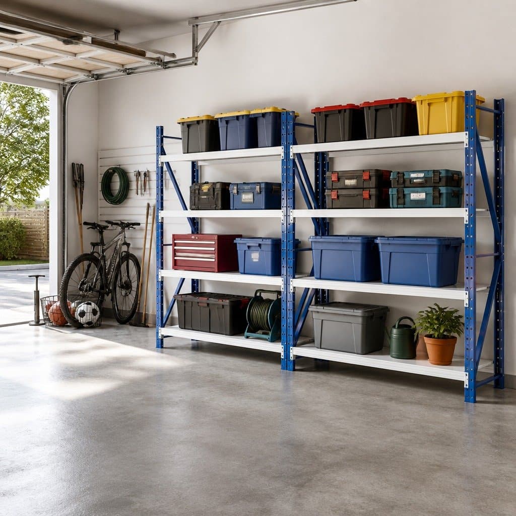 Industrial Garage Shelving Unit 4M Heavy Duty Storage Rack