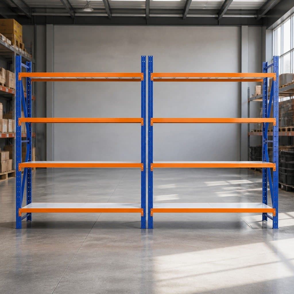 Garage Shelving Unit 4M x 2.4M Warehouse Storage Rack Adjustable Shelf Heavy