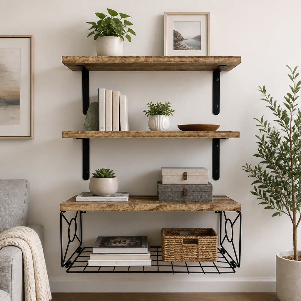 3-Piece Floating Wall Shelf Set
