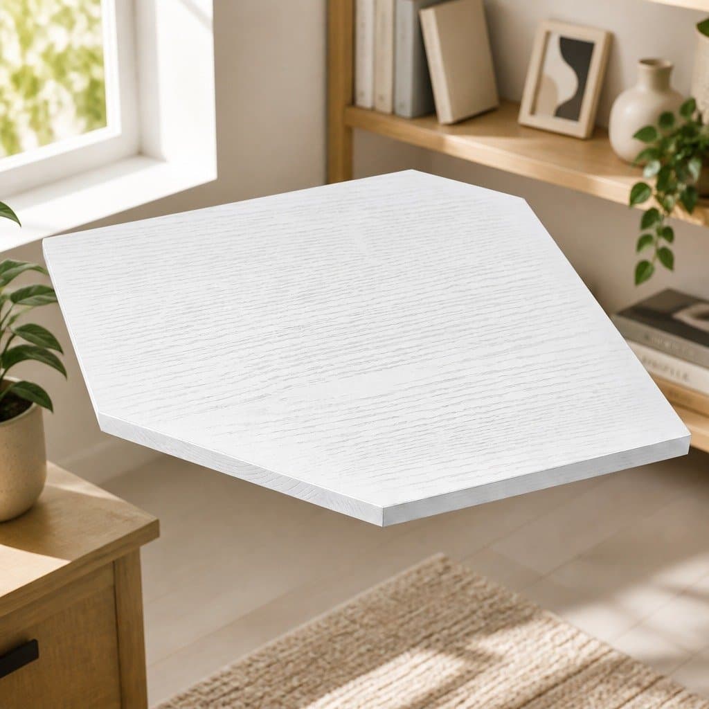 Floating Corner Shelves 2 Pcs Wall-Mounted Storage