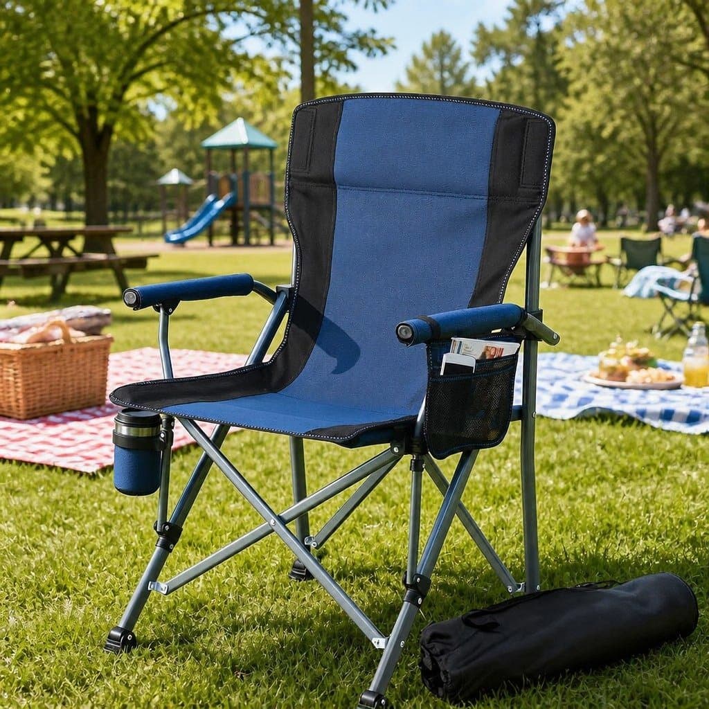 Moon Seat Folding Camping Chair for Comfort