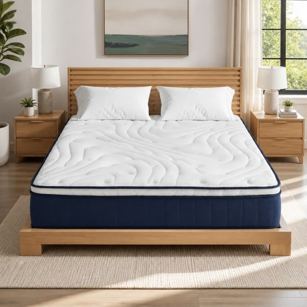 Hybrid Pocket Spring King Size Mattress with Lumbar Support