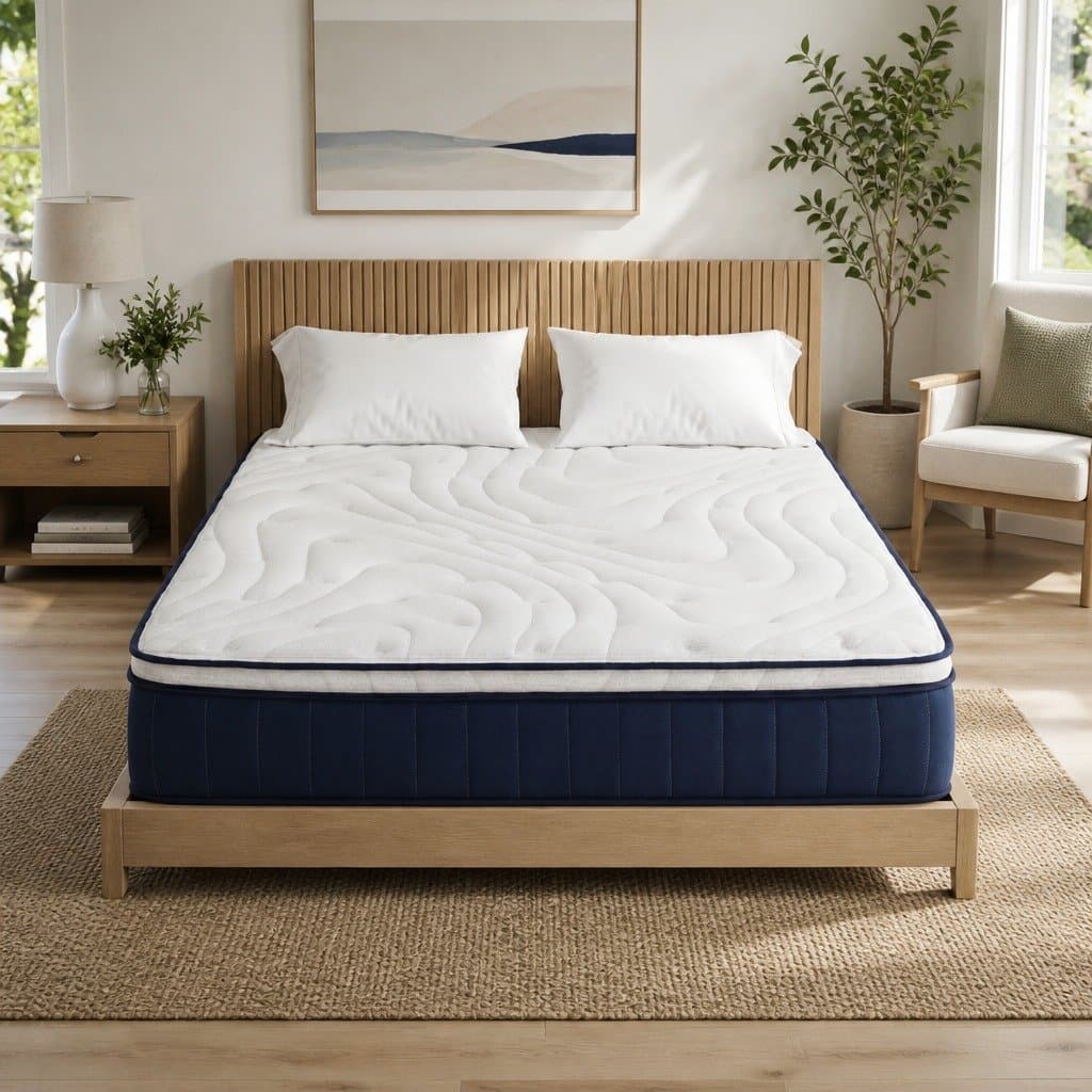 30cm Medium Firm Queen Mattress with Lumbar Support