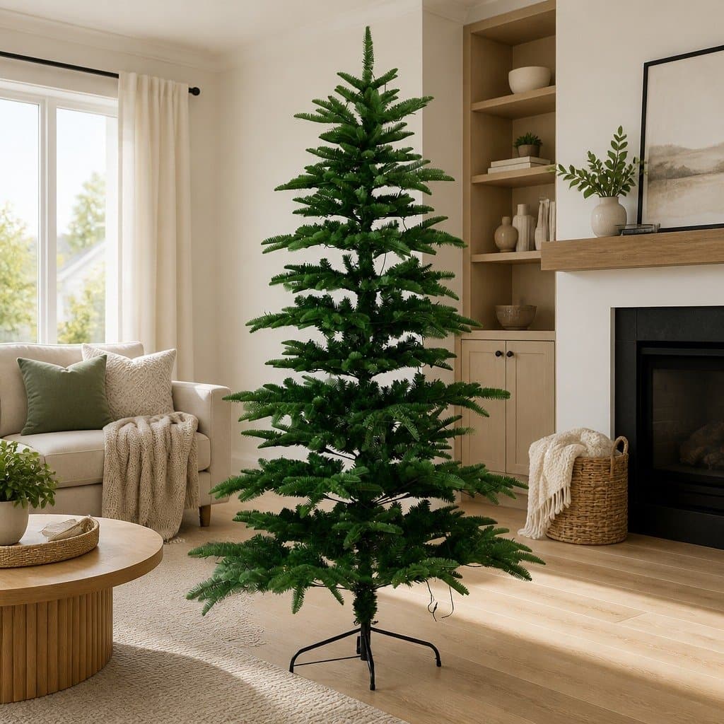 7FT LED Pre-Lit Christmas Tree with 860 Branch Tips