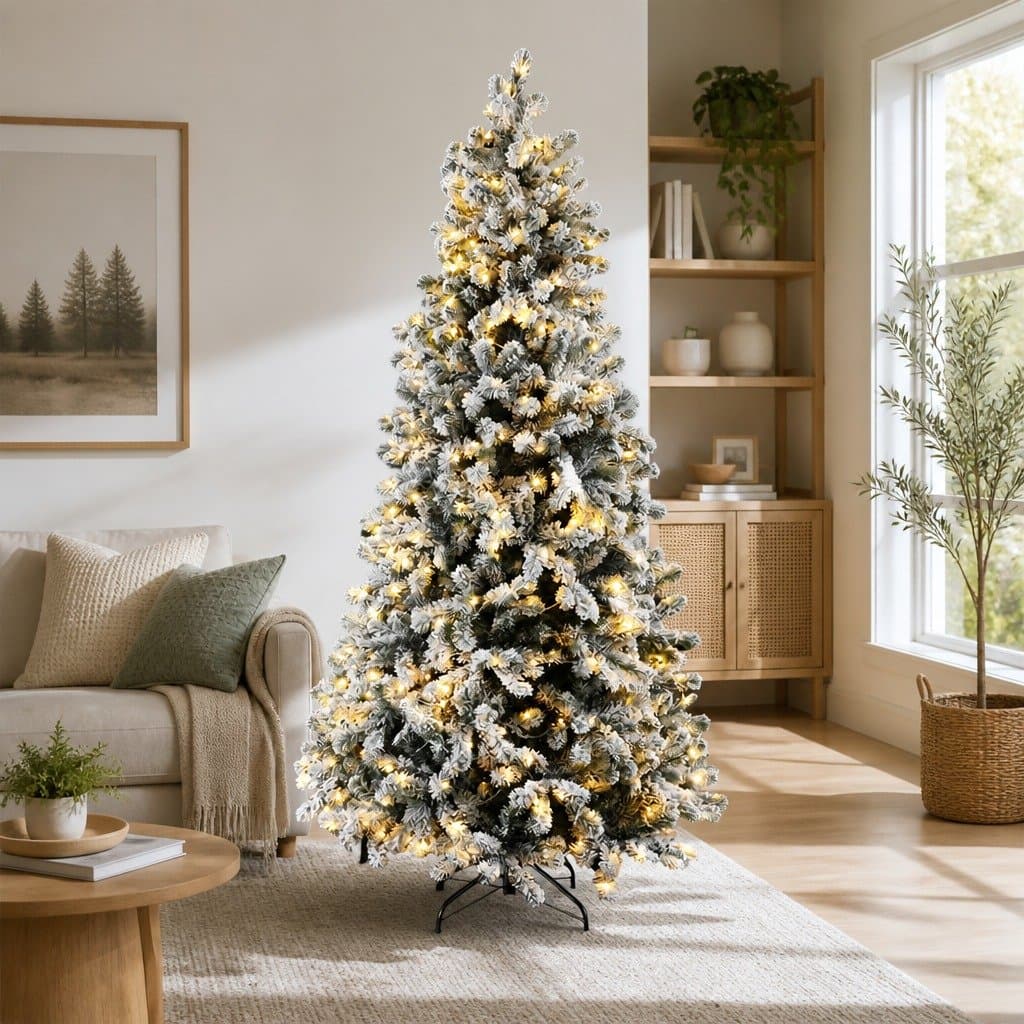 Pre-Lit 2.1m Christmas Tree with 500 Warm White LEDs