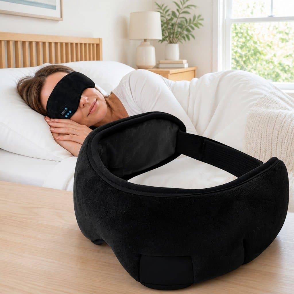 Wireless Bluetooth Sleep Eye Mask with Headphones