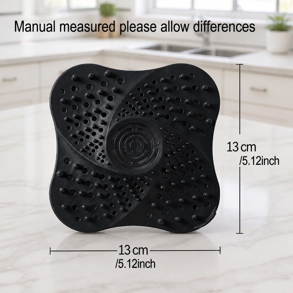 Silicone Drain Cover with Anti-Blocking Filter