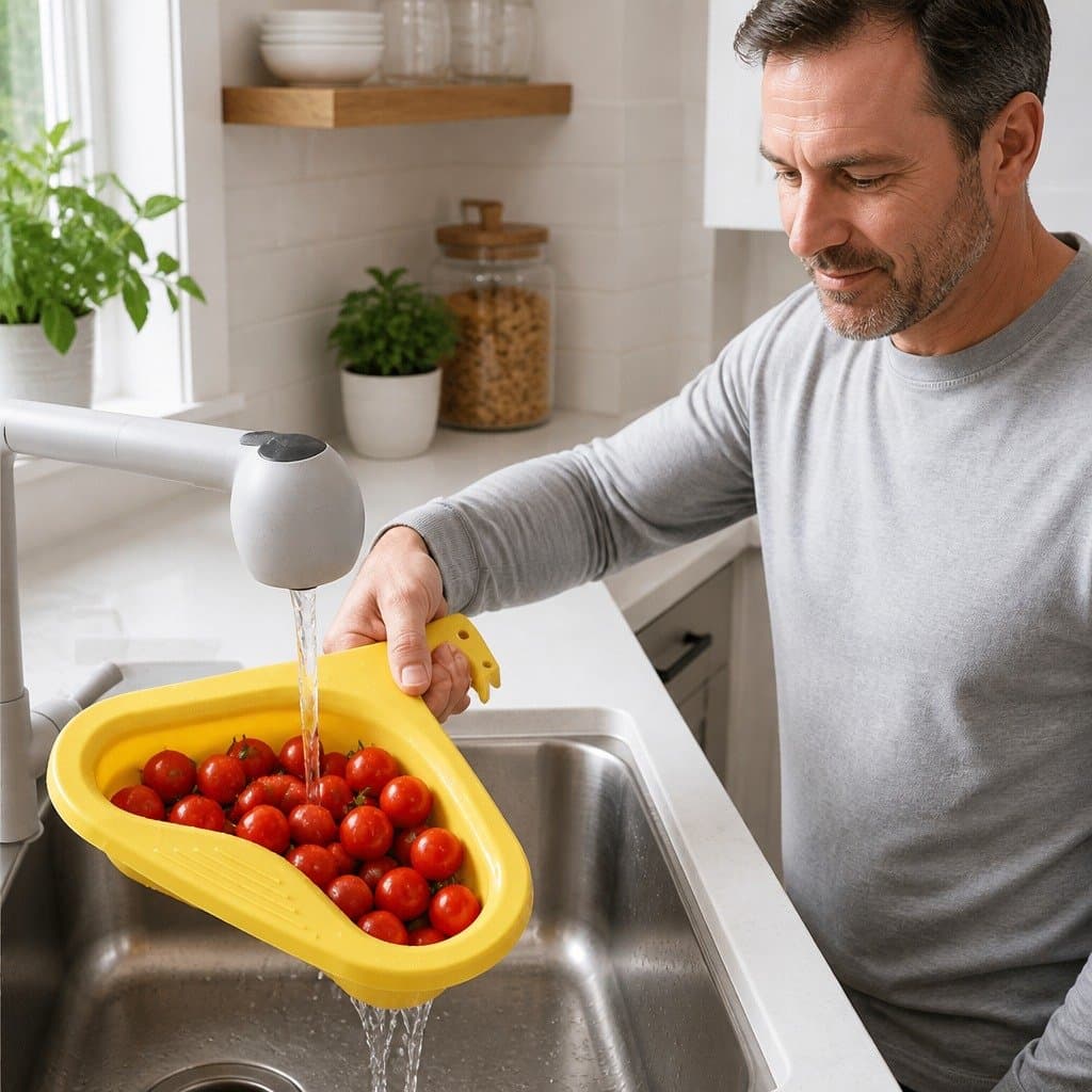 Kitchen Sink Drain Basket for Organized Washing