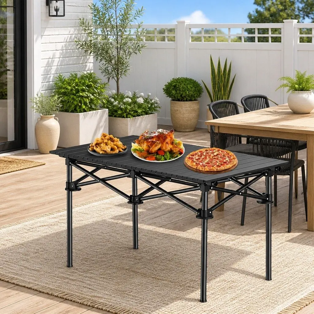 Folding Picnic Table and Chairs Set for Outdoors