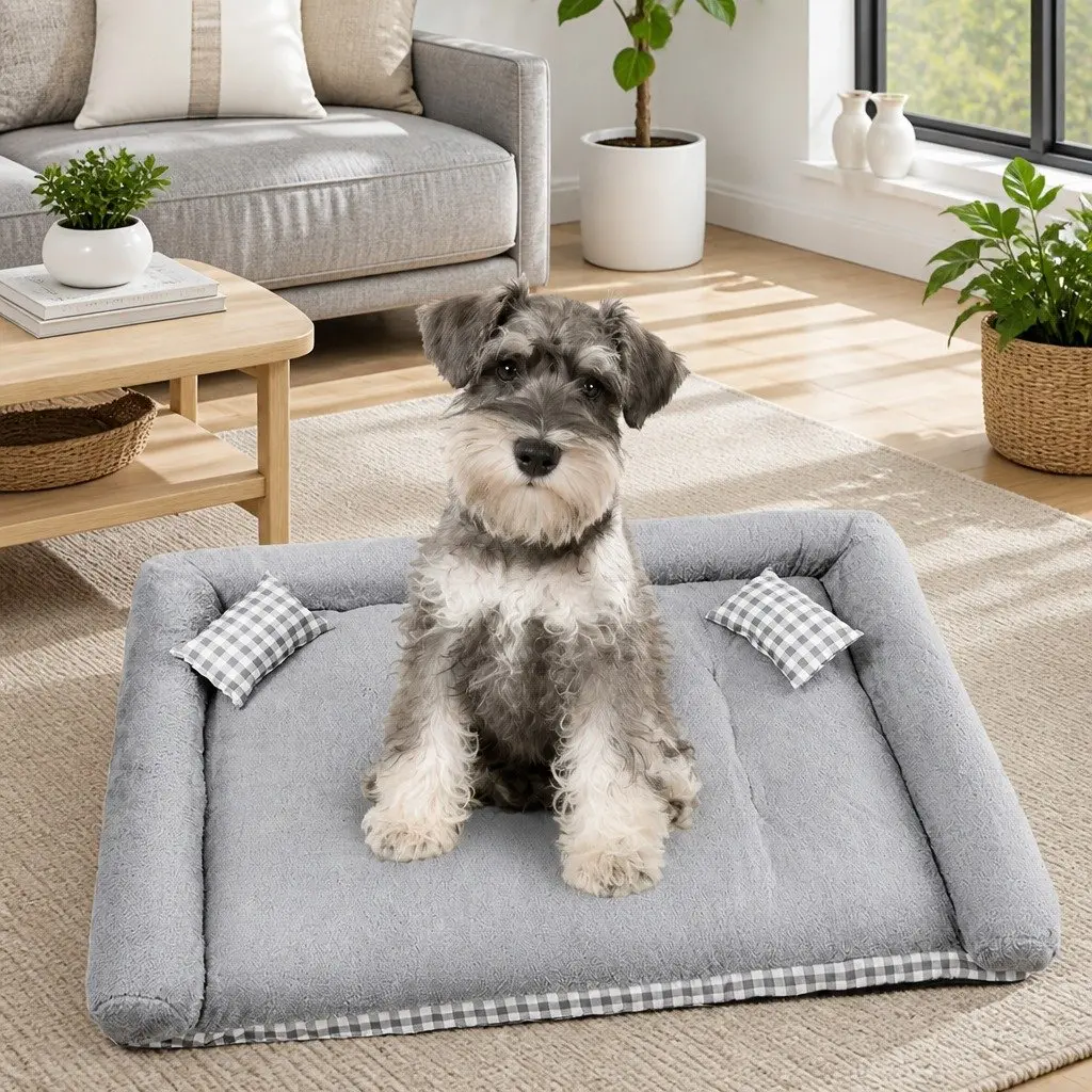 Pet Calming Bed with Detachable Pad