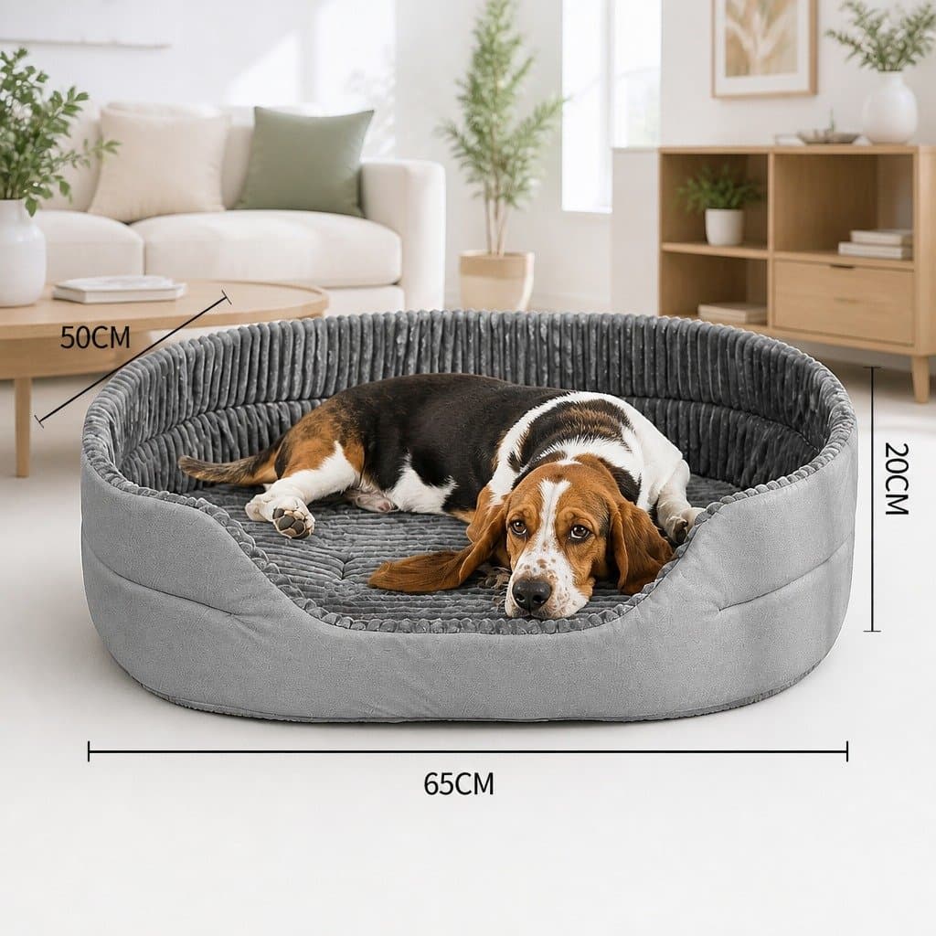 Calming Pet Bed Soft Warm Sleeping Sofa Nesting Mat Dogs Cats Portable Washable