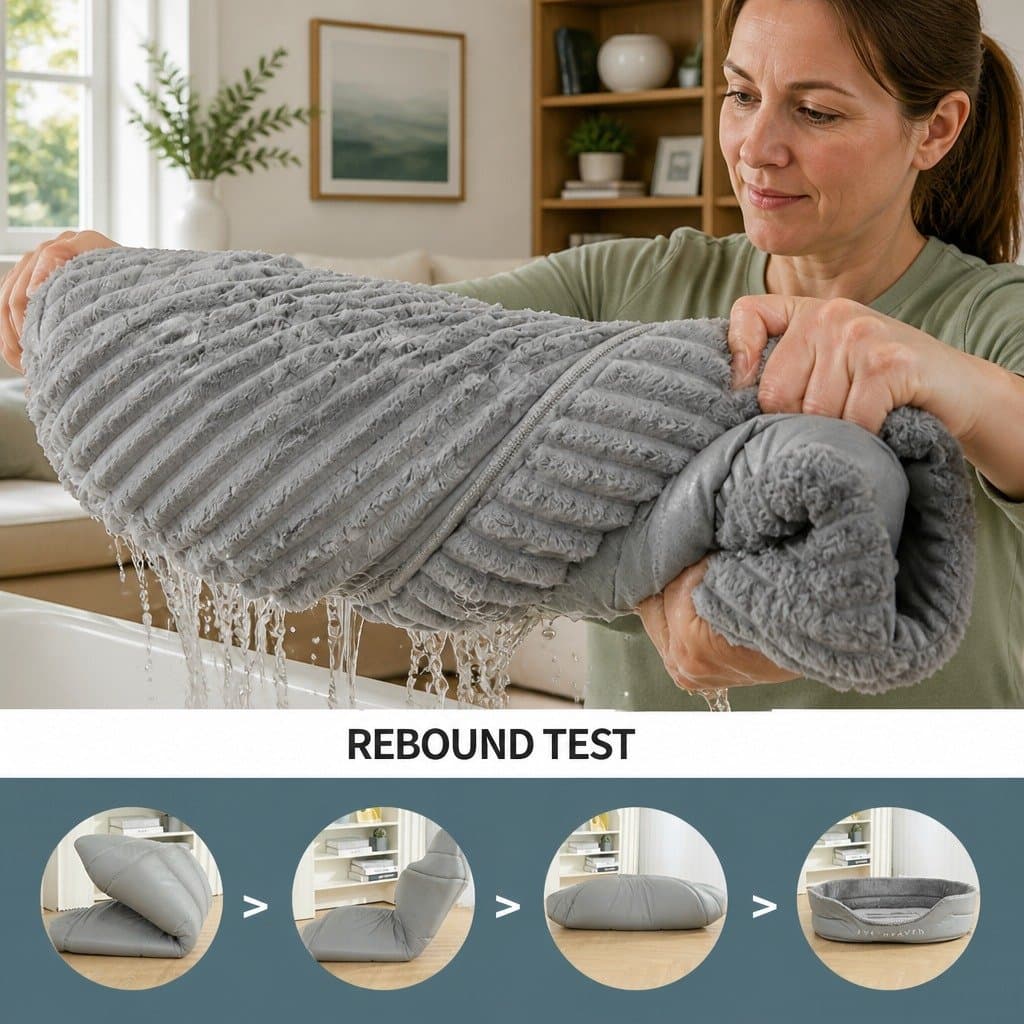 Calming Pet Bed Soft Warm Sleeping Sofa Nesting Mat Dogs Cats Portable Washable