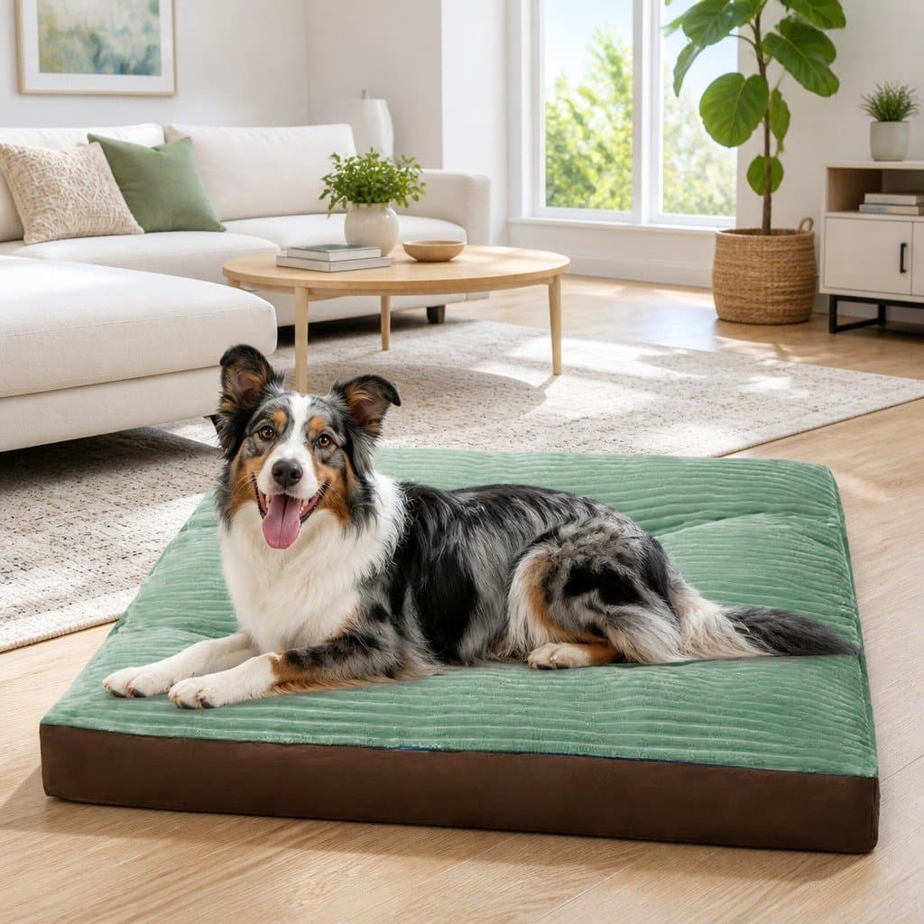 Pet Calming Bed Mat with Washable Cover