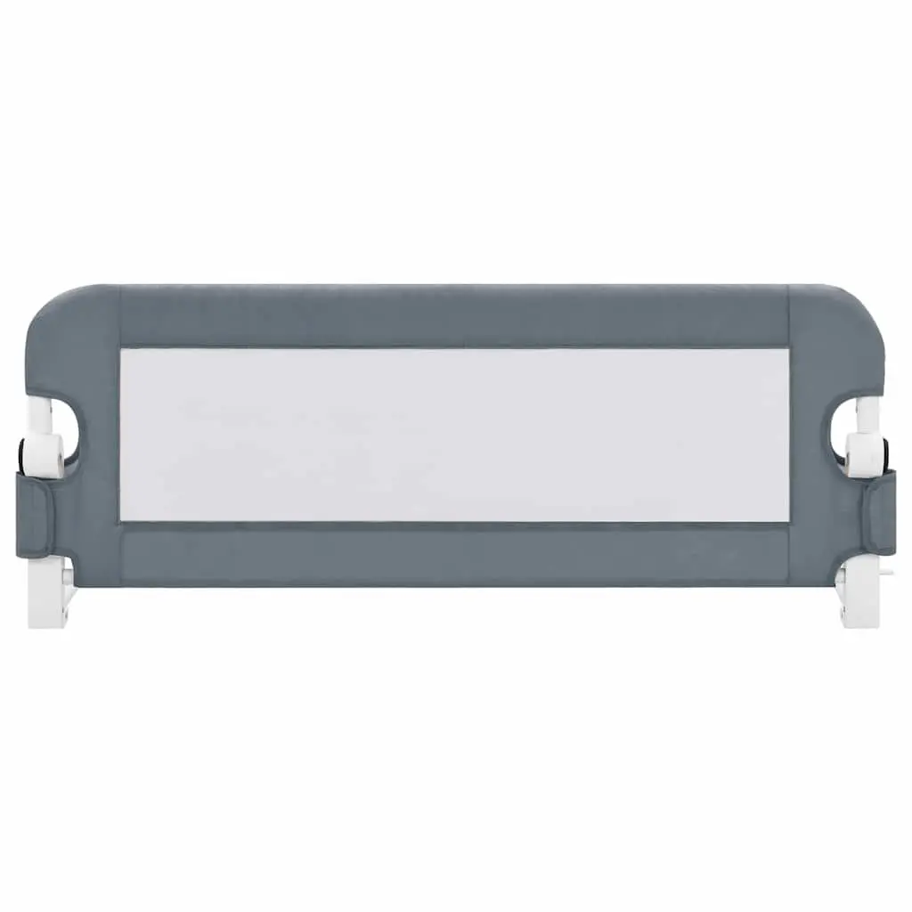 Toddler Safety Bed Rail Grey 102x42cm Foldable Protective Guard Mattress