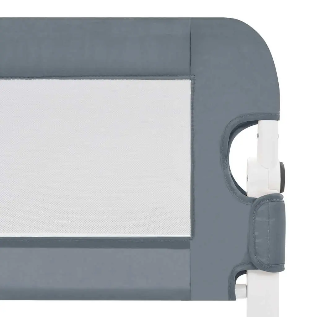 Toddler Safety Bed Rail Grey 102x42cm Foldable Protective Guard Mattress