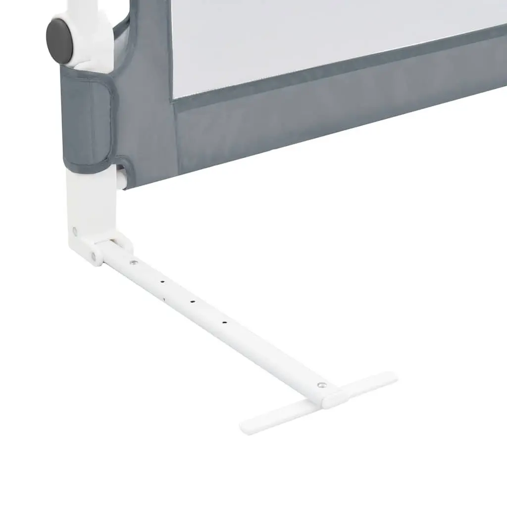 Toddler Safety Bed Rail Grey 102x42cm Foldable Protective Guard Mattress